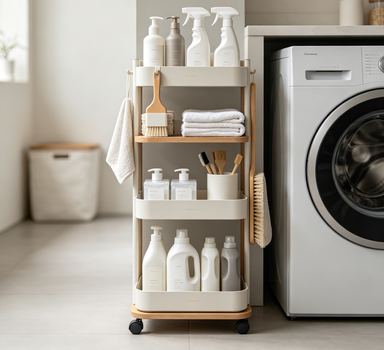 UtilityLuxe Cleaning Supply Tower